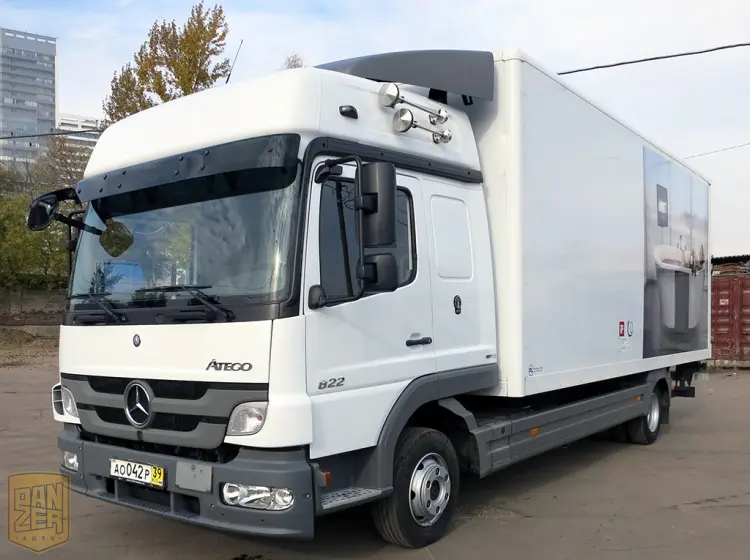 Mercedes-Benz Atego 822L, фургон - гидролифт, 2011г., высокая кабина - фото 8