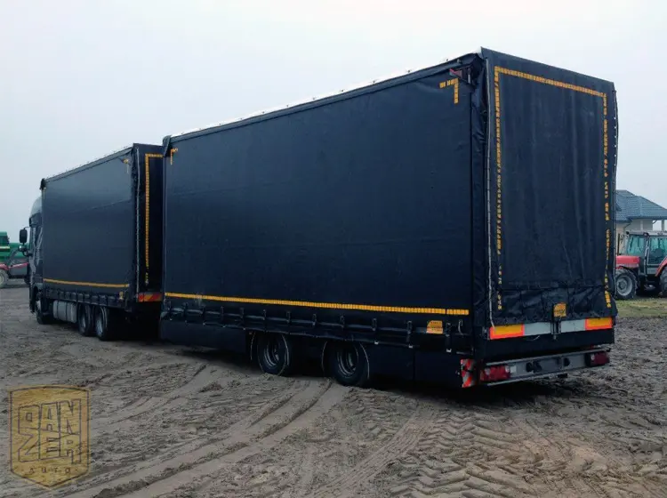 Автопоезд 120 кубов. DAF XF 105.460 + прицеп, полная штора, все загрузки, г/п 31т, полная комплектация. - фото