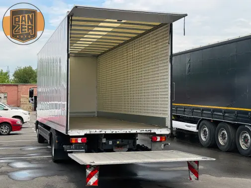 mercedes atego 1224, 2018 год, фургон 50 кубов, гидроборт