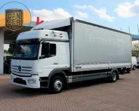 Грузовик тентованный Mercedes Atego 1227, 2016 год | photo 0