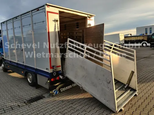 Грузовик для перевозки животных Mercedes Atego 1023, 2014 год, алюминиевый скотовоз 28 м3 - фото 12