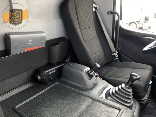 Mercedes Atego 1218L, 2017 г, шторно-бортовой 45 м3, гидролифт - фото 15