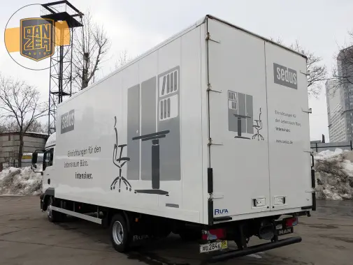 MAN TGL 8.250, фургон 43 м3, ворота, макс.комплектация - фото 9