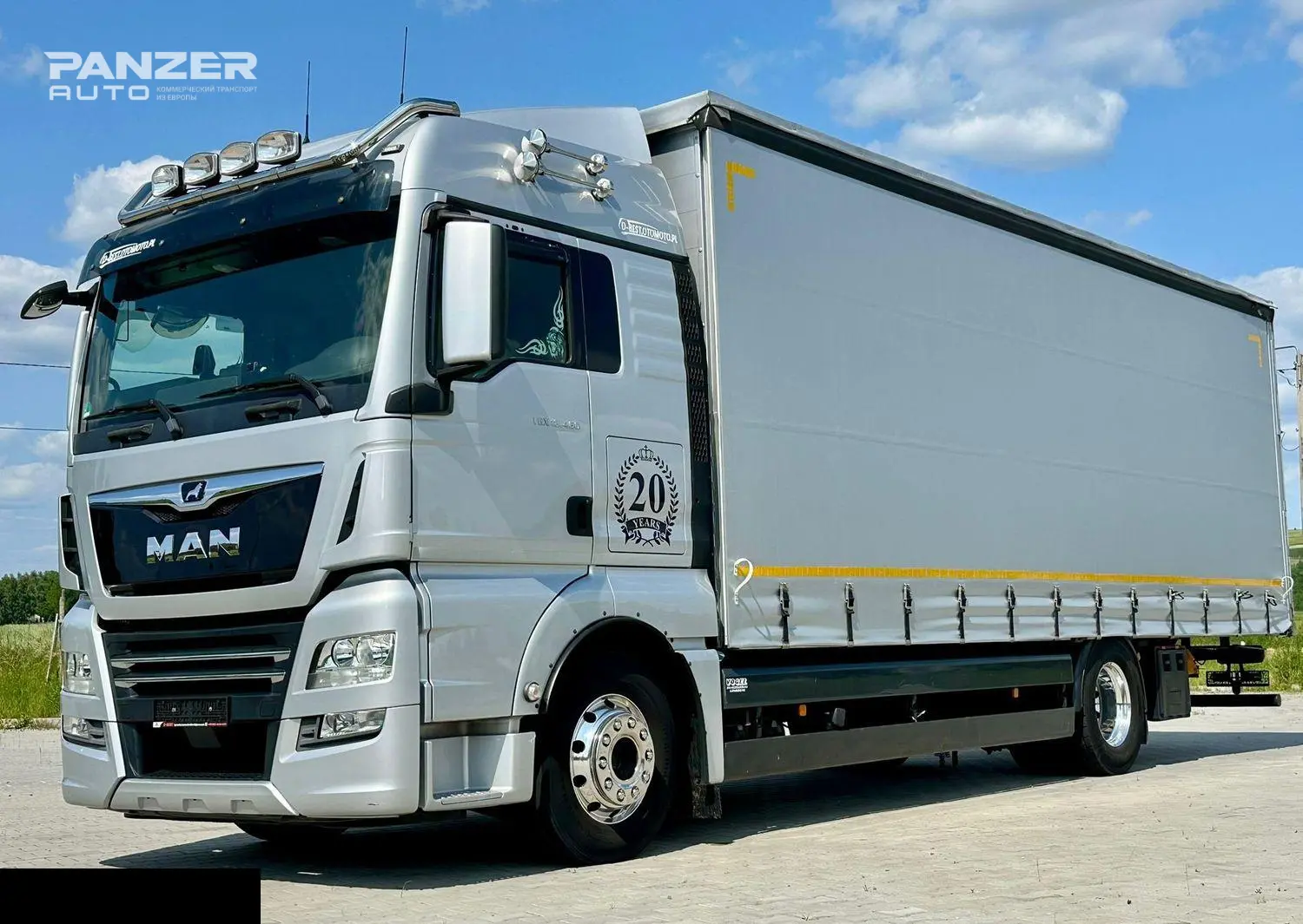MAN TGX 18.460, 2019 год, десятитонник, тентованный м3 с воротами - фото 3