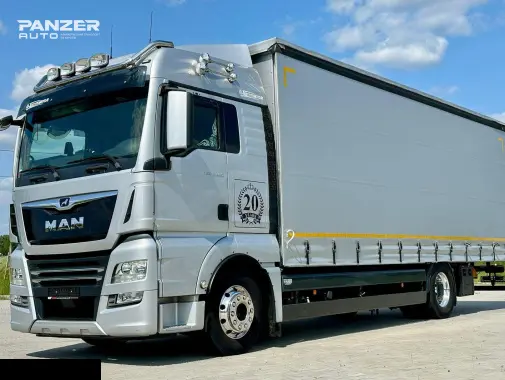MAN TGX 18.460, 2019 год, десятитонник, тентованный м3 с воротами - фото 3