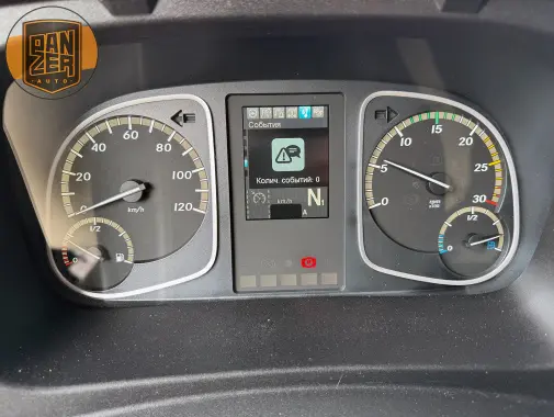 mercedes atego 1224, 2018 год, фургон 50 кубов, гидроборт 35