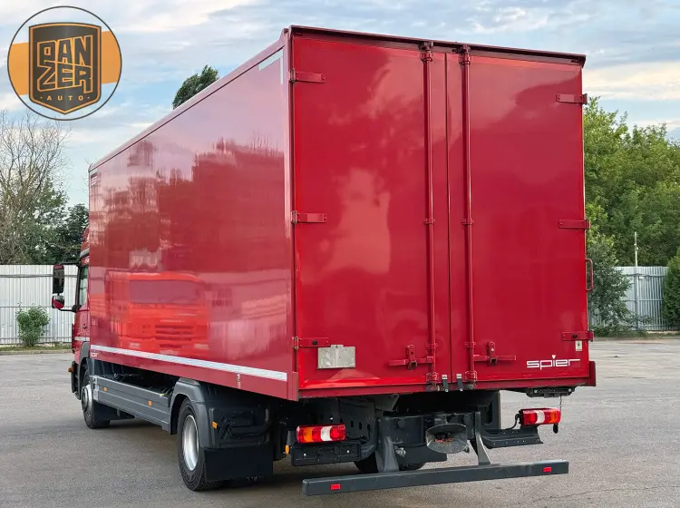 mercedes-benz atego 1230, 2019 год, фургон 18 палет с воротами