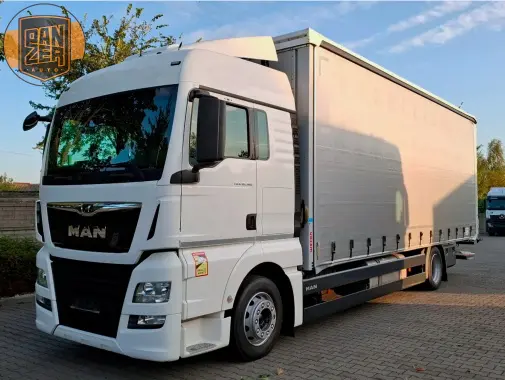 man tgx 18.360, 2019 года, штора 20 палет, ворота и гидроборт
