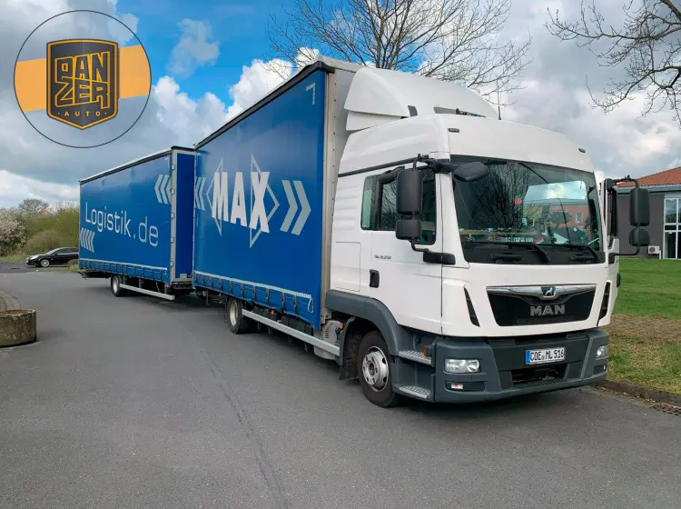 Автопоезд 120 м3 со сквозной загрузкой, МАН ТГЛ 12.250, 10/2018 год, без ПЛАТОНа, без пробега по РФ - фото