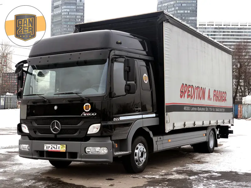 Грузовик тентованный Mercedes Atego 822, 2013 год | photo 0
