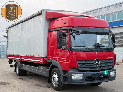 Mercedes Atego 1223, 2018 год, штора-борт 44 м3, гидроборт купить из Германии 8