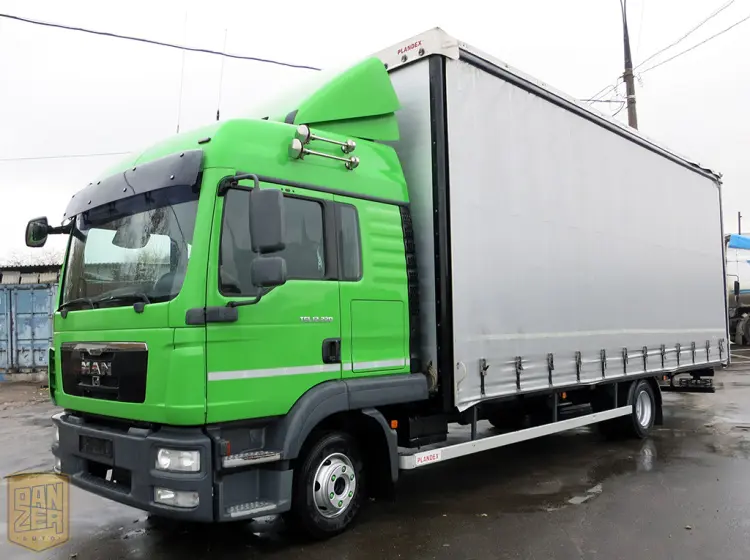 Грузовик штора MAN TGL 12.220, 58м3, все загрузки, 2 спальника, полная комплектация, 2010 г.в. - фото 8