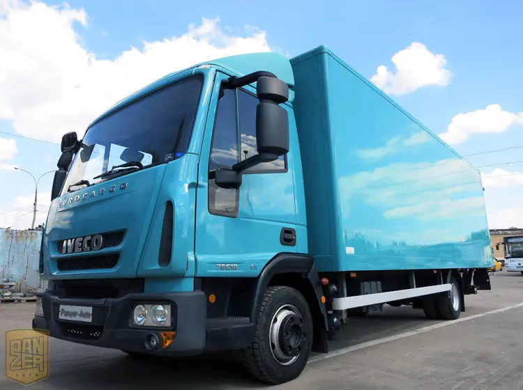 Iveco Eurocargo 75E18, фургон 7.1 м, г/п 5 тонн, гидролифт. Без пробега по РФ! - фото