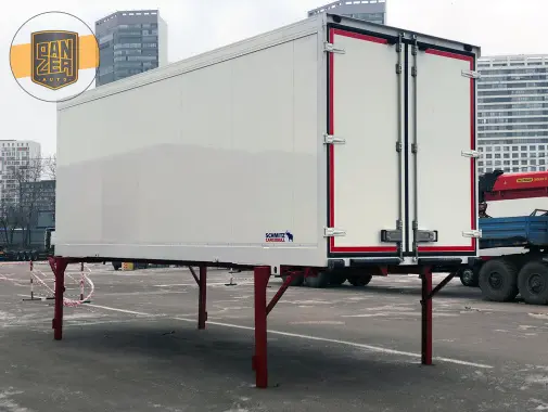 Съемный кузов БДФ Schmitz тушевоз, установка Thermo King SL-100e - фото