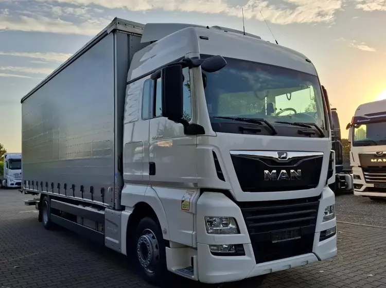 man tgx 18.360, 2019 года, штора 20 палет, ворота и гидроборт 6