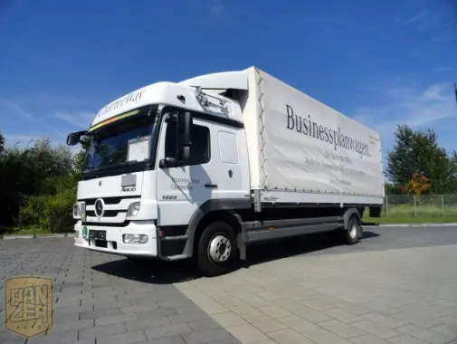 Mercedes-Benz Atego 1229L, борт-тент 43м3, длина 7.2м, 2 спальника. Без РФ! - фото