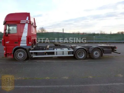 DAF XF 105.460, контейнеровоз, подъемная ось, 2 спальника, г/п 16т - фото 3