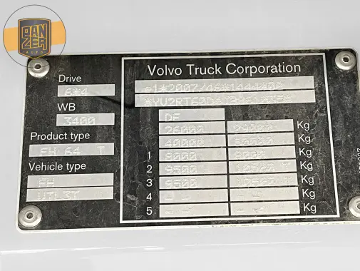 Тягач Volvo FH540, 2018 год, 6х4 с подъемной осью - фото-детальных 34