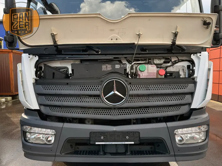 mercedes atego 1224, 2018 год, фургон 50 кубов, гидроборт 17