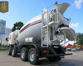 Автобетоносмеситель Scania  124C, 1998 год | 1