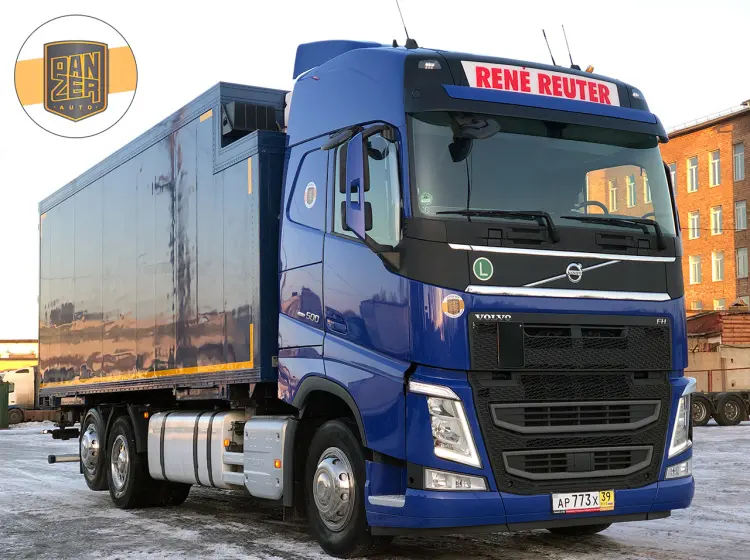 Рефрижератор пятнадцатитонник Volvo FH 500, объем 45 кубов, 2017 год - фото