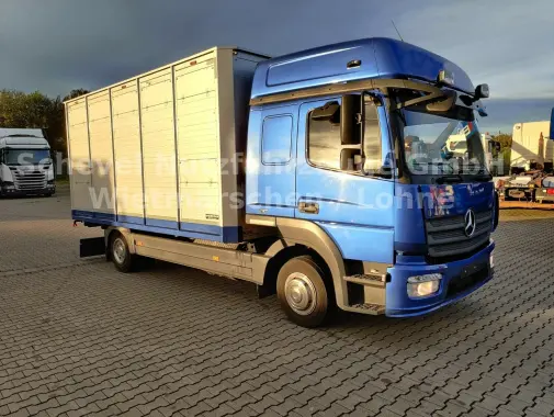 Грузовик для перевозки животных Mercedes Atego 1023, 2014 год, алюминиевый скотовоз 28 м3 - фото 9