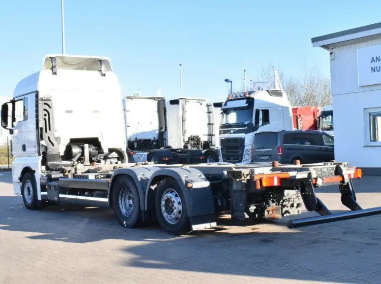 MAN TGX 26.500 контейнеровоз БДФ нового поколения из Германии, 2018 г, кабина XLX, г/п 16т - фото