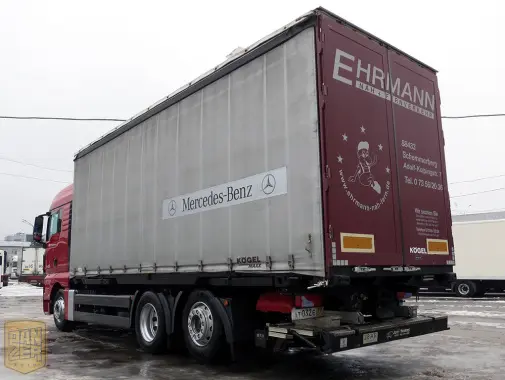MAN TGX 26.440, тент-штора 52м3, 6х2, 16 тонн, 2011г, высокая кабина - фото 9