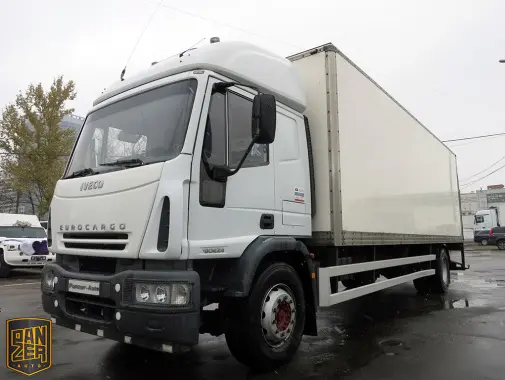 Iveco Eurocargo 180E24, 2004г, 10тонник, фургон 48м3, гидроборт, спальник - фото 8