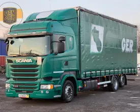 Грузовик тентованный Scania R 410, 2015 год | photo 0