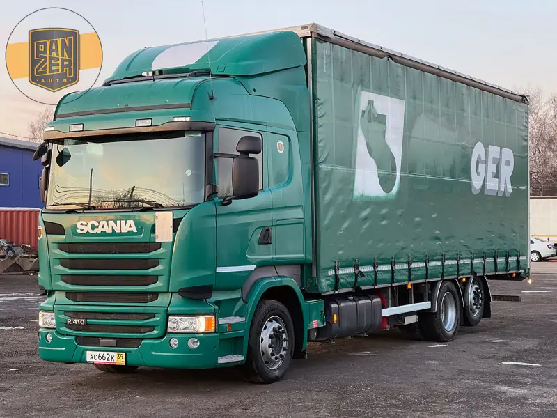 Грузовик тентованный Scania R 410, 2015 год | photo 0