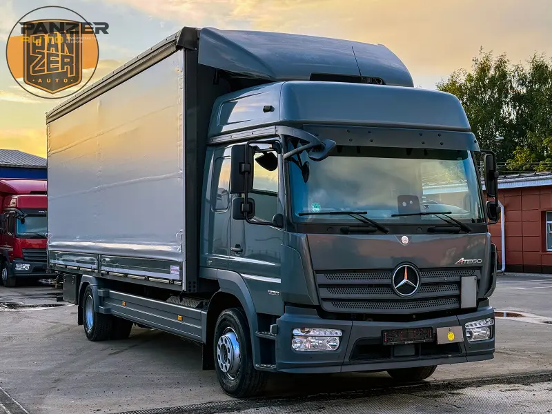 Грузовик тентованный Mercedes Atego 1230, 2018 год | photo 0