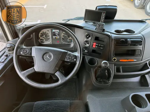 mercedes-benz atego 1230, фургон 18 палет, гидроборт 4