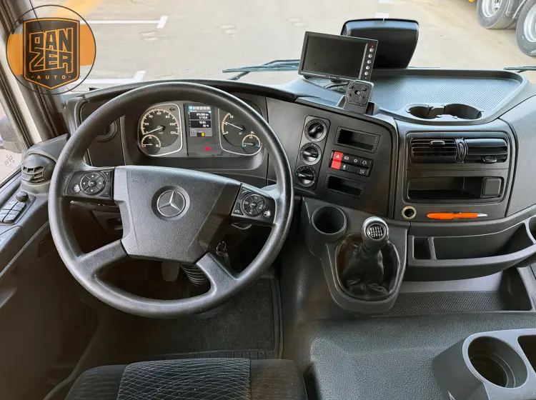 mercedes-benz atego 1230, фургон 18 палет, гидроборт 4