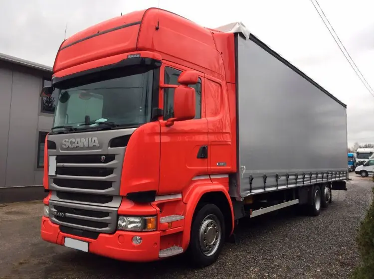 Кубовик Scania R410, 6х2, 2015 год, штора 71 куб, 24 европалета, без пробега по РФ - фото 8