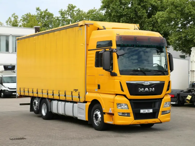 MAN TGX 26.440 штора 60 кубов, 2015 г, все виды загрузки, 20 палет, без пробега по РФ - фото 7