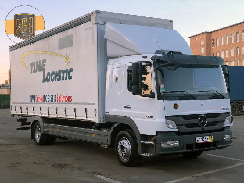 Грузовик тентованный Mercedes Atego 1229, 2013 год | photo 0
