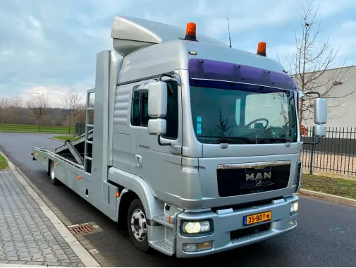 Автовоз на 3 авто MAN TGL 12.240 BL, спальная кабина, без пробега по РФ - фото 8