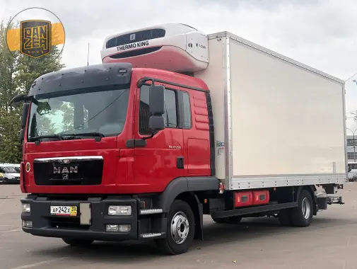 MAN TGL 12.250 BL, рефрижератор до 12тонн, спальник, ворота - фото