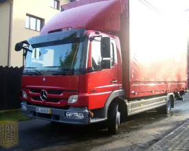 Грузовик тентованный Mercedes Atego 818, 2013 год | 0