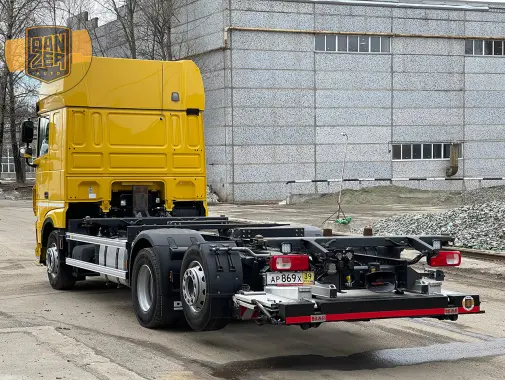 Контейнеровоз BDF DAF XF480 из Германии, 2018г, Super Space Cab, гидроборт - фото 9