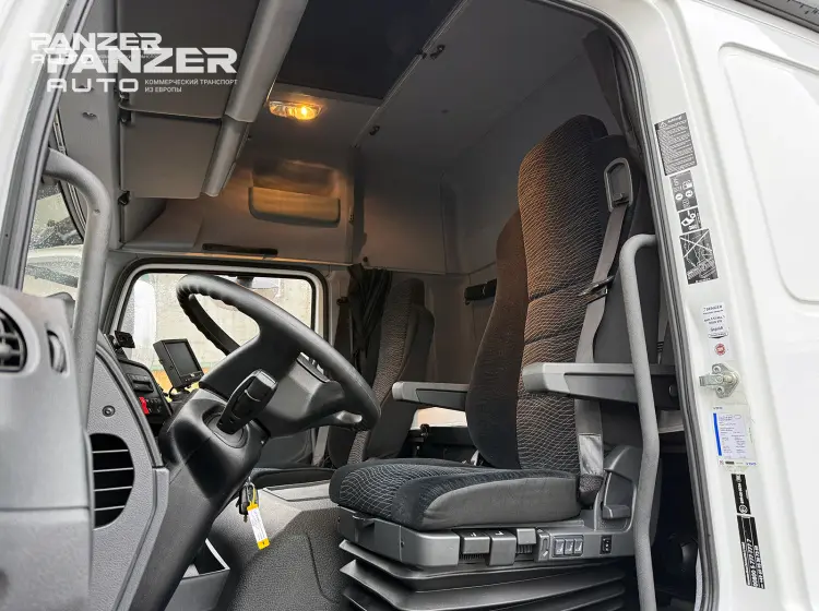 Mercedes Atego 1230, 2019 год, штора 46 кубов, ворота - фото 4