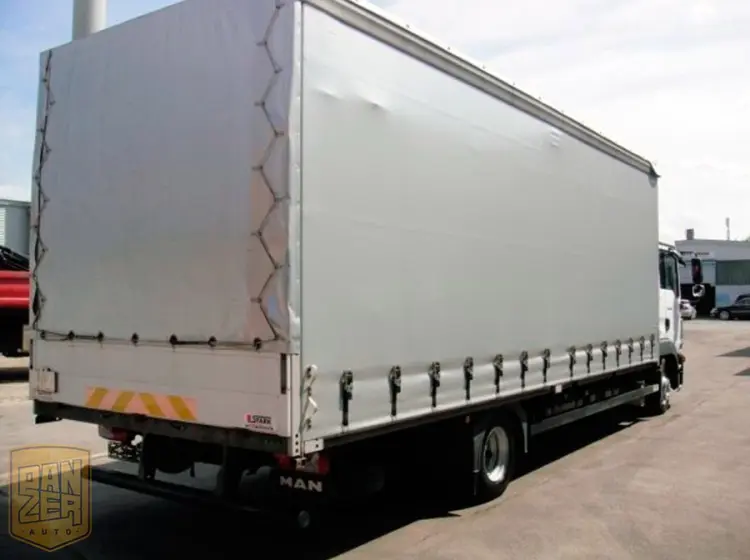 MAN TGL 8.250 BL, 2012г, штора 46м3, г/п 5 тонн, 2 спальника - фото