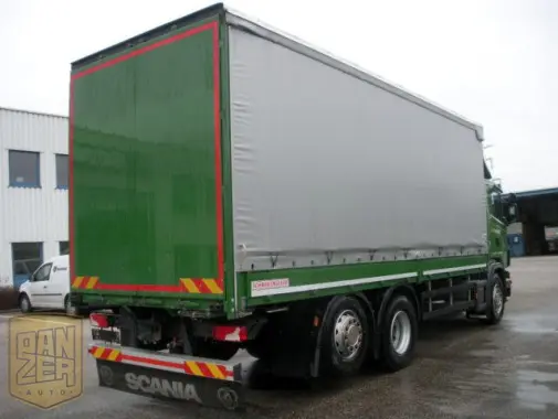Scania G400 BL, штора-борт 48м3, сдвижные крыша и бока, г/п 16т, 18тыс.км, спальник, состояние нового - фото